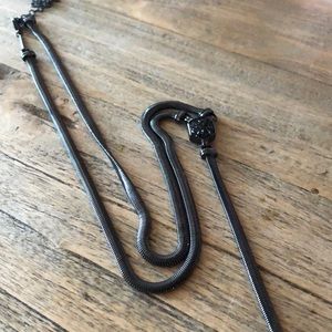 Drusy Lariat Necklace